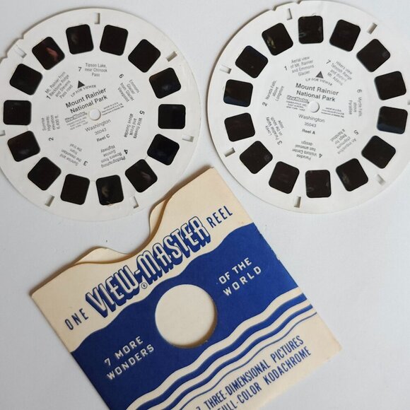VINTAGE Mount Rainier National Park View Master Reels WASHINGTON - Picture 1 of 2